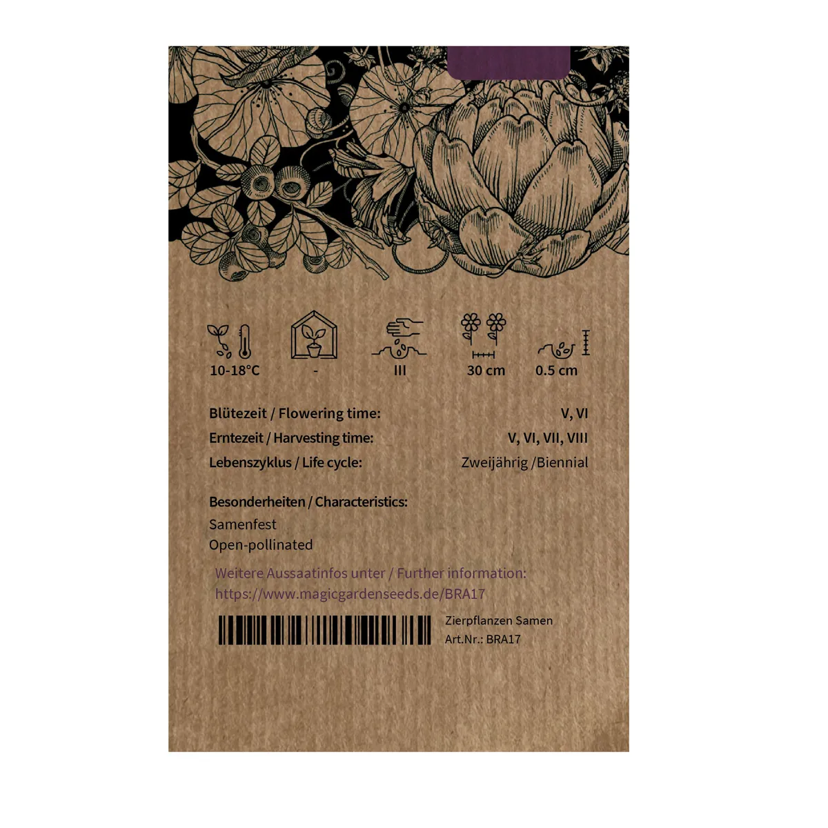 Blattsenf 'Red Frills' (Brassica juncea) Samen