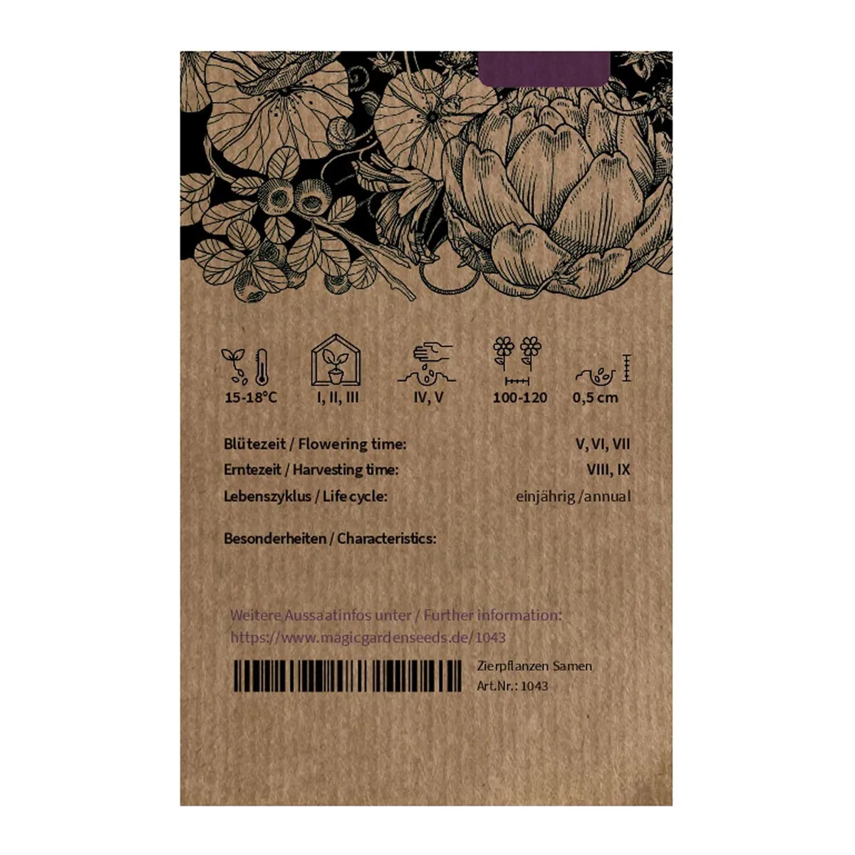 Rotkohl 'Schwarzkopf' (Brassica oleracea var. capitata f. rubra) Samen