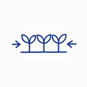 Icono: plantado demasiado junto