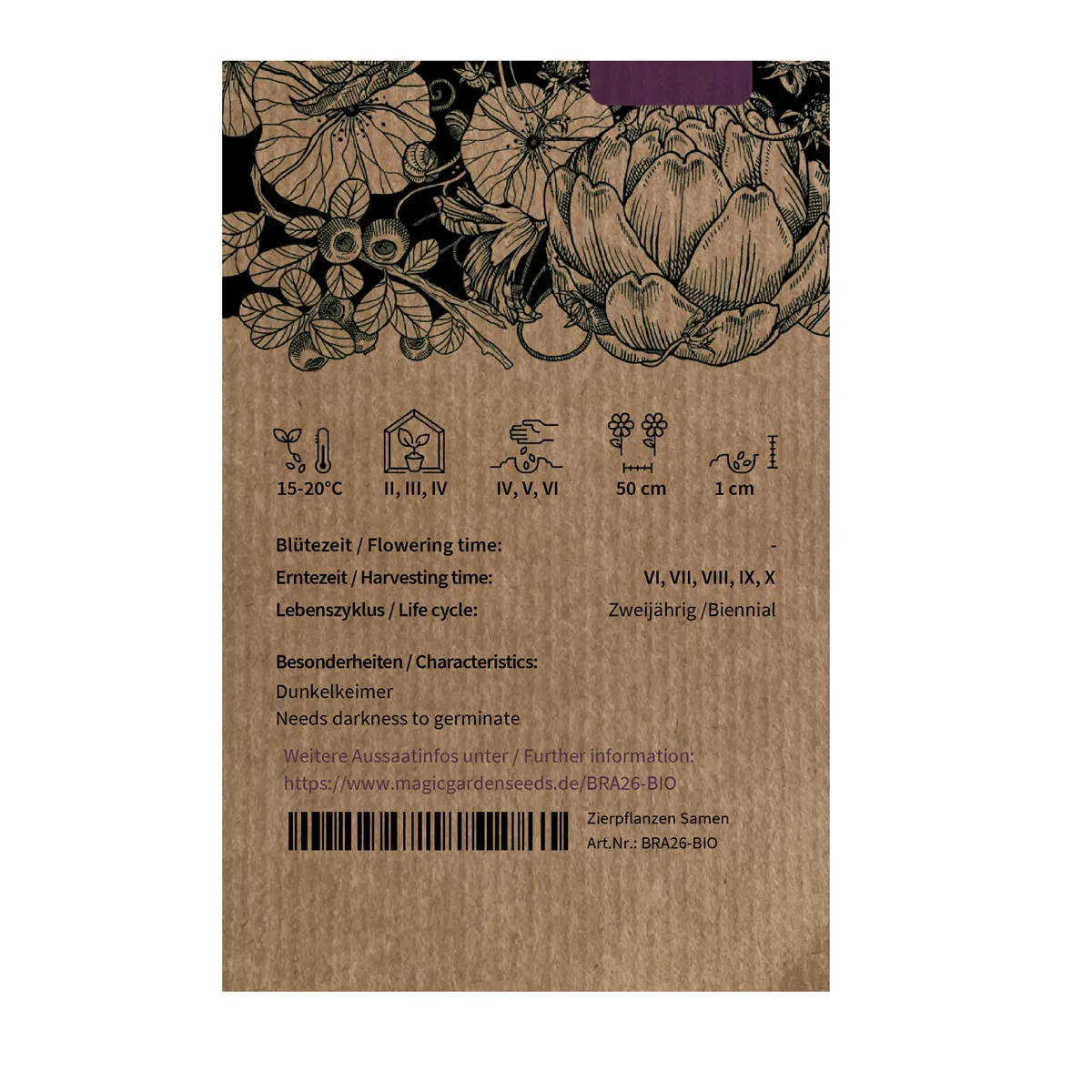 Brokkoli 'Limba' (Brassica oleracea var. italica) Bio-Saatgut