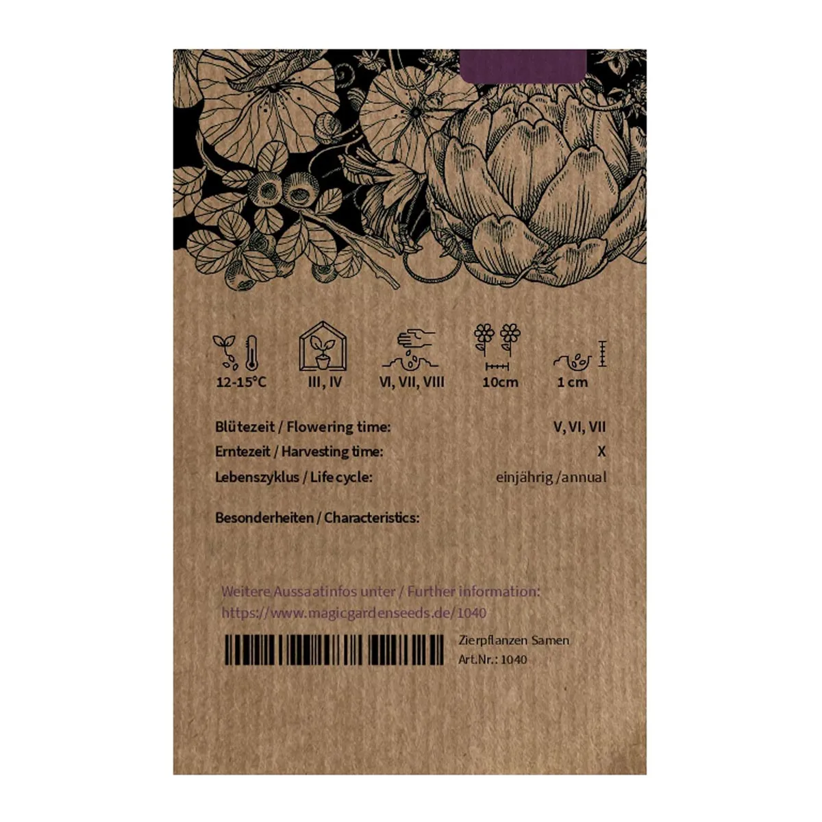 Rettich 'Münchner Bier' (Raphanus sativus) Samen