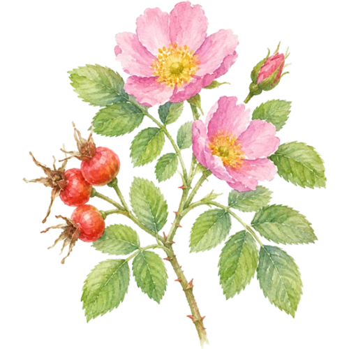 Variedades de rosas silvestres