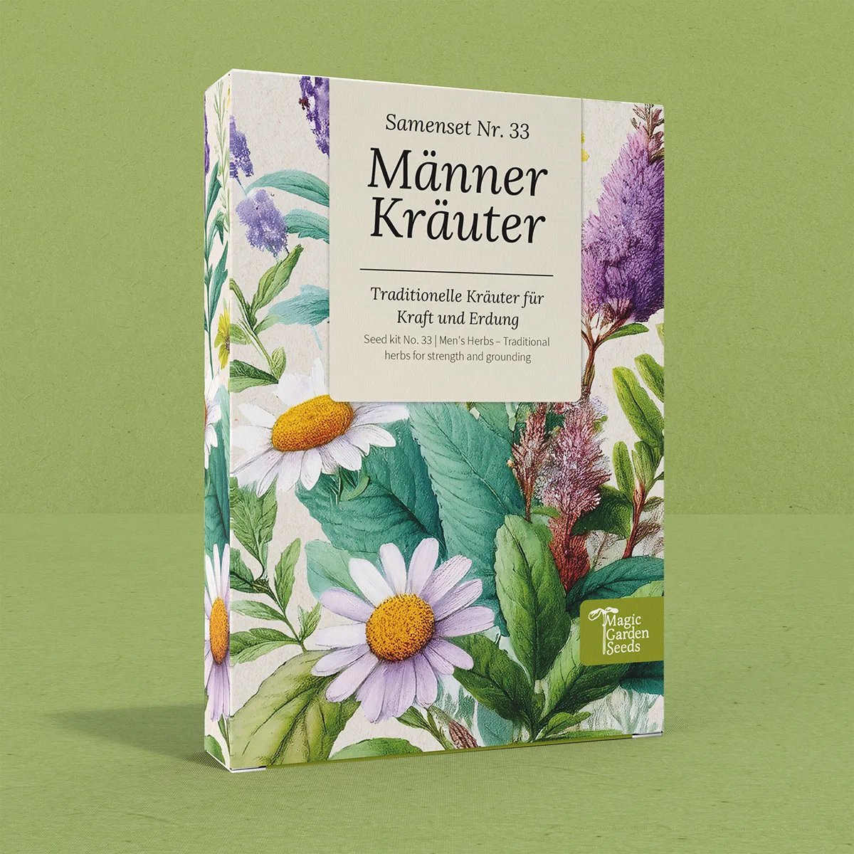 Männer Kräuter - Traditionelle Kräuter für Kraft und Erdung - Samenset Nr. 33