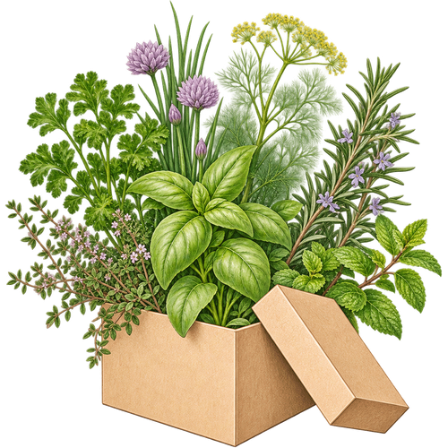 Set de semillas de hierbas culinarias