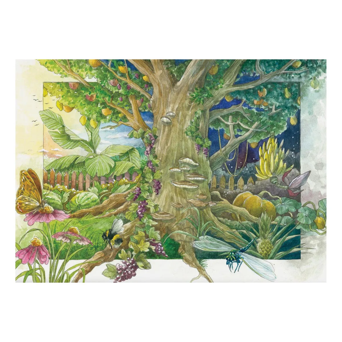 DER MAGISCHE GARTEN - Postkarte DIN A6