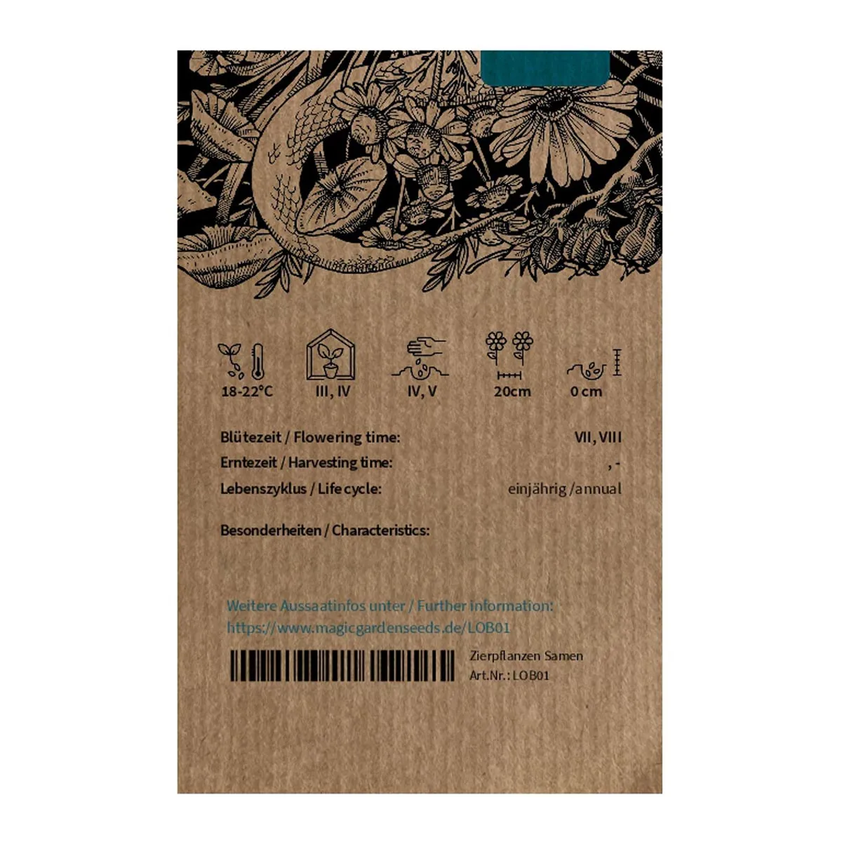 Indianertabak / Lobelie (Lobelia inflata) Samen