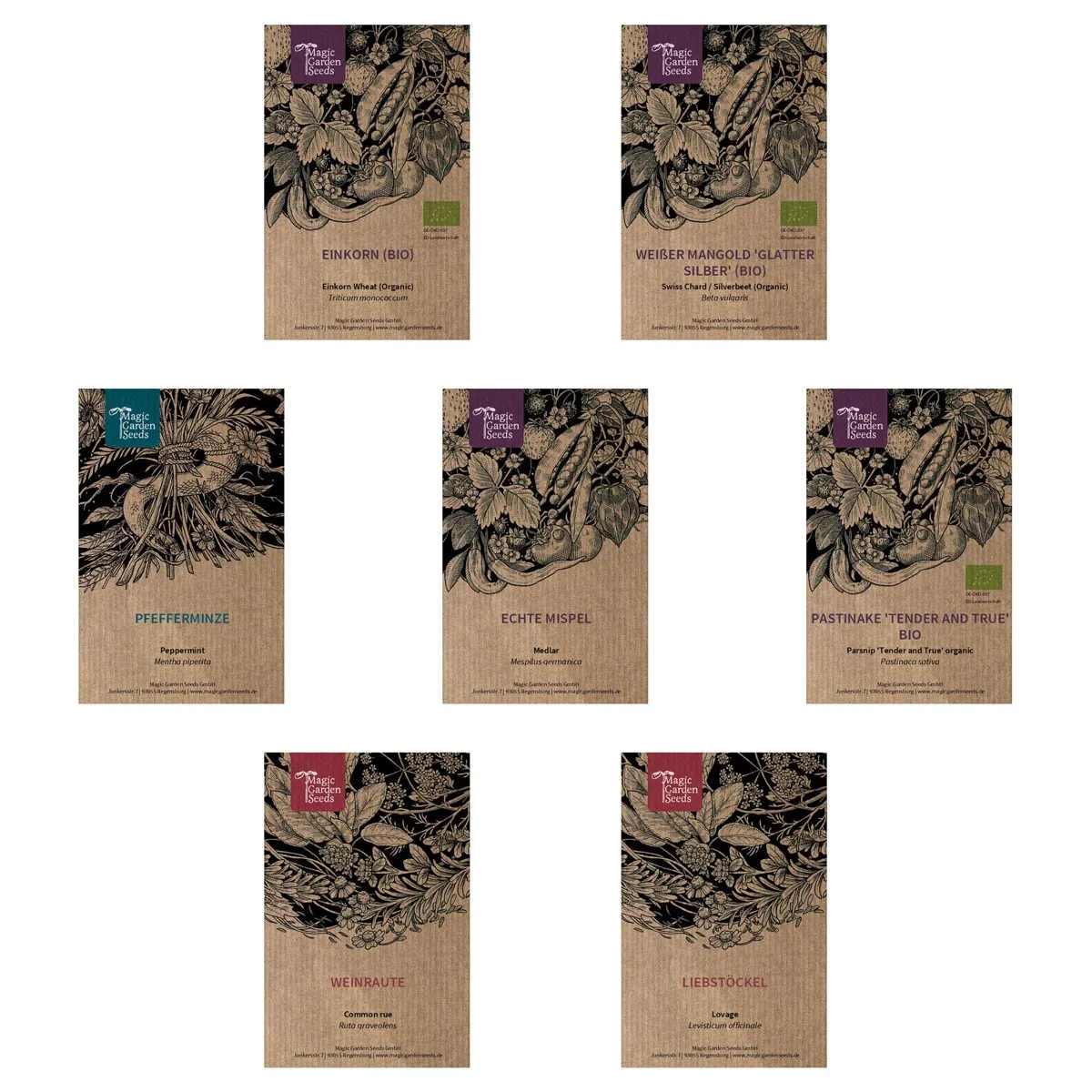 Mittelalter Garten - Samen-Geschenkset