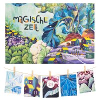 Tiempo mágico- Calendario de Adviento de semillas orgánicas- Jardín colorido para el autoconsumo