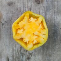 Tomate Amarillo Yellow Ruffled (Solanum lycopersicum)...