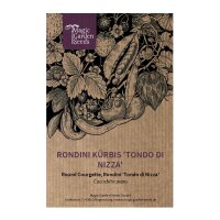 Rondini "Tondo di Nizza" (Cucurbita pepo) semillas