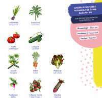 Hortalizas para bancales elevados - 10 variedades de polinización abierta - fáciles y de alto rendimiento - Kit de semillas para principiantes