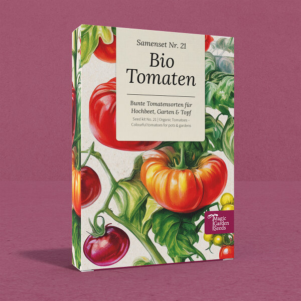 Organic Tomatoes: Colourful, Flavourful & Heritage Varieties – Seed Set No. 21