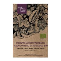 Col rizada Cavolo Nero "Negro De La Toscana" (Brassica oleracea var. palmifolia) orgánico semillas