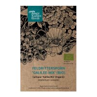 Consuelda real "Galilee Mix" (Delphinium consolida) orgánica semillas